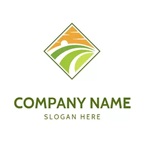 Nature Logo Rhombic Land Logo logo design