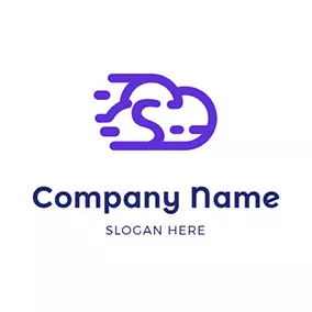 Communication Logo Saas Cloud Letter S logo design