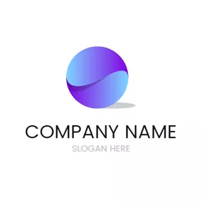 Gradient Logo Simple Globe and News logo design