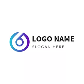 Gradient Logo Simple Gradient Color Circle logo design