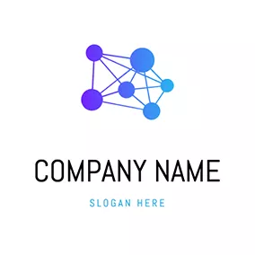化學 Logo Simple Molecule Structure Design logo design