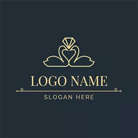 custom wedding logo design