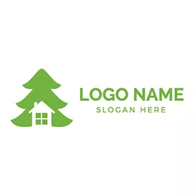 Logo De L'arbre Simple Tree House Outline Treehouse logo design