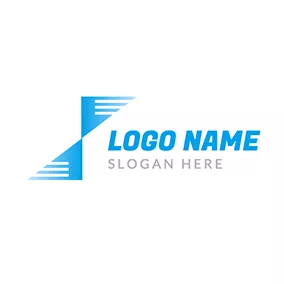 Logótipo Triângulo Simple Triangle and Abstract Fan logo design