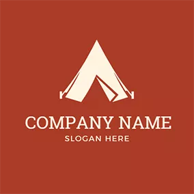 Journey Logo Simple Triangle and Tent logo design