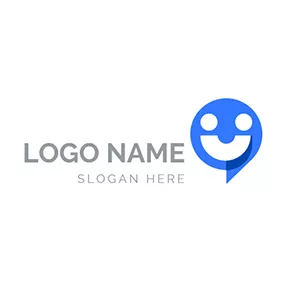 smiley face logo design