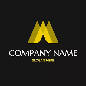 Entertainment Logo Spotlight Triangle Overlay logo design