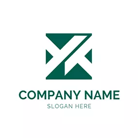 Tロゴ Square Branch Simple Letter Y T logo design