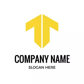 Monogram Logo Symmetry L Arrow Monogram logo design