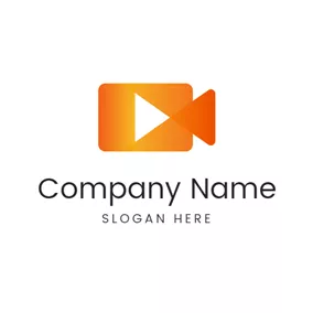 Theatre Logo Triangle and Video Camera logo design
