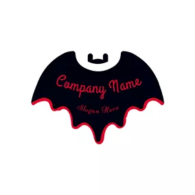 Logotipo De Murciélago Vampire Bat Logo logo design