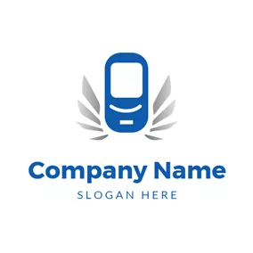 Decoration Logo Vibrate Cell Phone logo design