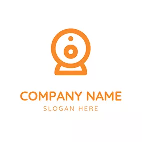 Communication Logo Webcam Base Simple logo design