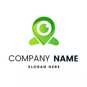 Communication Logo Webcam Gradient Location logo design