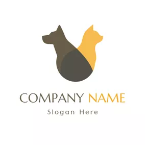 無料犬のロゴデザイン Designevoロゴメーカー