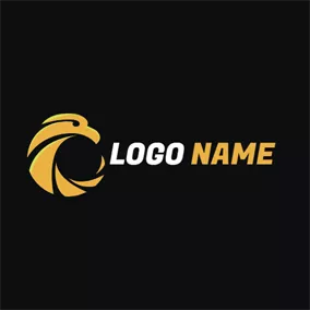 图片logo Yellow Eagle and Camera logo design