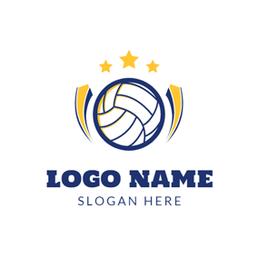 Illussion: Volleyball Logo Creator